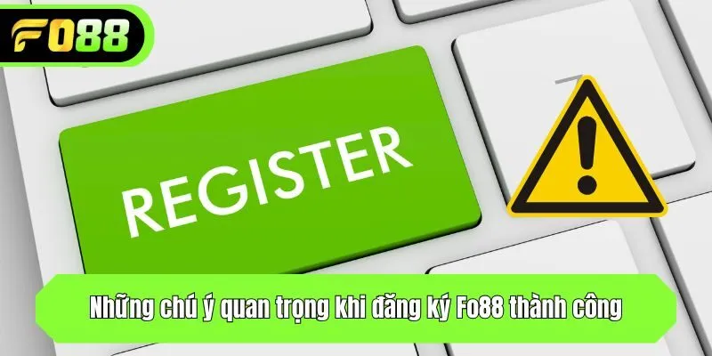 Những chú ý quan trọng tạo ID Fo88 thành công
